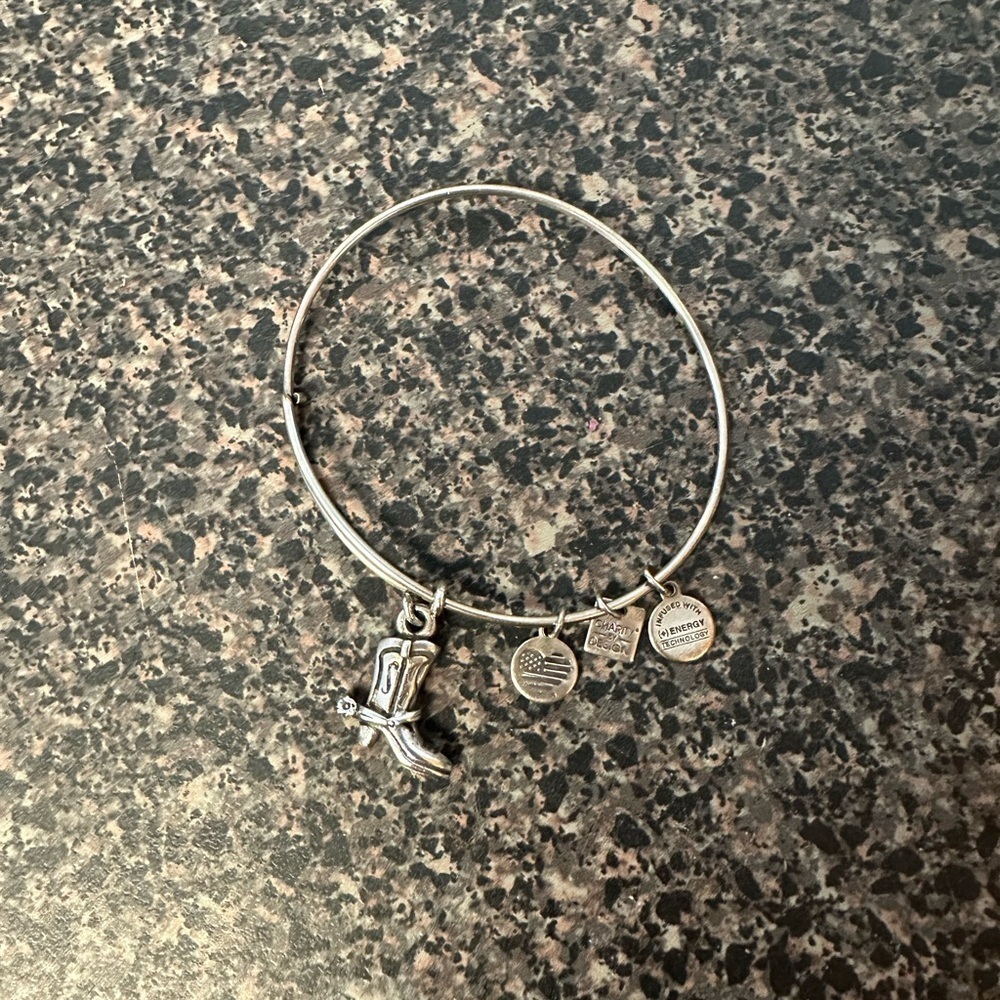 Alex and Ani Cowboy Boot Bangle bracelet